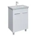 Тумба под раковину напольная НЕО-60 см белая (ум. Фостер-60), без раковины