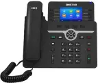 Dinstar C64GP IP телефон, 4 SIP линии, БП, цветной дисплей, PoE, 2хGb