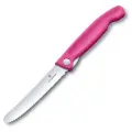 Нож кухонный Шеф-нож VICTORINOX Swiss Classic, лезвие: 11 см, розовый