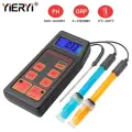 Yieryi PH-метр и измеритель температуры ОВП PH-8424 цифровой тестер качества воды 0-14 PH для бассейна, аквариума, гидропоники, монитора MV, 1.2M probe Meter
