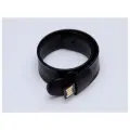 Флешка в виде браслета (128 Гб / GB USB 2.0 Черный/Black SS001 Именной логотип)