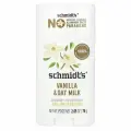 Schmidt's, Натуральный дезодорант, 48 часов, без алюминия, Vanilla & Oat Milk, ваниль и овсяное молочко, 75 г