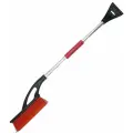 Зимние щетки автомобильные для снега Топ Авто со скребком и мягкой ручкой металл, 93 см, TA-CZМ93_красный