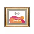 Рамка 39x55 для картин на холсте, пластиковая, без стекла и задника, ВсеПодрамники