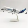 Металлический модель самолета Airbus Beluga XL, 20см, металл, 1:200