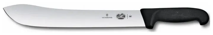Victorinox Kitchen 5.7403.31 Нож кухонный victorinox swibo, стальной, разделочный, лезвие310мм, прямая заточка, черный