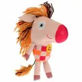 Мягкая игрушка Мульти-пульти Зебра в клеточку, 20 см, музыкальный чип, в пакете (308823)