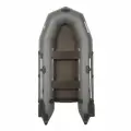 Лодка моторная Лоцман Профи 270 ЖС цвет серый, жесткая слань, материал армированный ПВХ