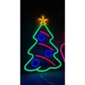 Неоновый светильник PJ Neon Елочка, 220В, гибкий неон, зеленый