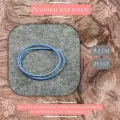 Резинка для волос Goody Tie голубая, 25 штук