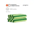 Комплект махровых полотенец Pragma Simso 50х90, летний зелёный