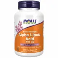NOW Alpha Lipoic Acid 600mg, Альфа-липоевая кислота, 120 капсул, Антиоксидант, для похудения, контроль аппетита, повышает уровень энергии