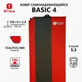 Коврик самонадувающийся BTrace Basic 4 Красный/Серый