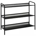 Полка для обуви Женева-23, 645х270х600 мм, 3 полки, металл, чёрная, ПДО Ж23 Ч