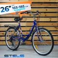 Велосипед взрослый 26 STELS Legenda 290 V рама 19, синий, 7 скоростей, на рост 165-185см, городской, мужской женский