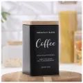 Банка для сыпучих продуктов (кофе) «Сайнс», 17×10 см, цвет чёрный