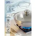 Вок из нержавеющей стали Gipfel Welmar 52765 28 см/3,5 л