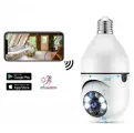 Камера видеонаблюдения Wi-Fi поворотная 360° / Беспроводная Wi-Fi IP камера лампочка с динамиком и микрофоном