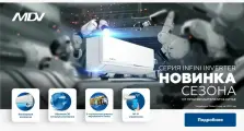 Кондиционер, сплит-система INFINI Standard Inverter MDV MDSAG-07HRDN8/MDOAG07HDN8