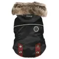 Куртка для собак с капюшоном PUPPIA Brock, чёрная, S (Южная Корея)