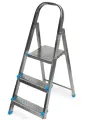 Стремянка СИБРТЕХ из стали 3 ступеней - складная ( 1 штука в уп. )