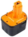 Аккумулятор для DeWalt DE9074 DWCB12 DE9071 DC9071 DW9071 DE9075 DC727KA DW927K2 DW981, 12V 1.8Ah Ni-Cd