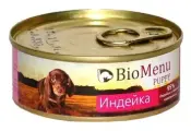 Влажный корм для щенков BioMenu индейка 100г