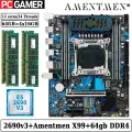 Комплект материнская плата Amentmen X99-B4 + Xeon 2690V3 + 64GB DDR4 ECC REG 4x16GB