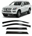 Дефлекторы боковых стекол Cobra Tuning на Mercedes Benz GL-classe X166 2012-2016 - Ветровики боковых окон для Мерседес Бенц ГЛ-Класс Х166 2012-2016