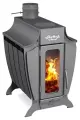 Отопительная печь дровяная длительного горения Ермак Stoker (Стокер) 120 Aqua-C, со встроенным теплообменником, Для дома Для сада Для дачи Для гаража