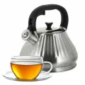 Чайник 3 л. из нержавеющей стали со свистком Kamille KM 0859 (3 л. / серебристый)