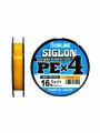 Плетеный шнур для рыбалки Sunline SIGLON PE 4 150M(Orange) #1/16LB