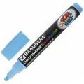 BRAUBERG Маркер меловой brauberg pop-art , сухостираемый, для гладких поверхностей, 5 мм, голубой, 151533, 8 шт.