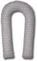 Подушка для беременных Body Pillow формы U, с наполнителем Холлофайбер, 150х90см