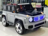 Электромобиль детский Mercedes Gelandewagen SMT-777 черный/серый полноприводный 4WD