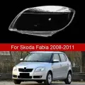 Стёкло правой фары Skoda Fabia 2 и Roomster 5J (2007-2010) дорестайлинг