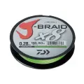Плетеный шнур для рыбалки Daiwa J-Braid x8 желтый 150 метров 0.28 мм