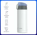 Термокружка Asobu MINI DIVA 210 мл, нержавеющая сталь, белый