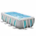 Каркасный бассейн 400 x 200 x 122 см с окнами Prism Clearviev Rectangular Pool, Intex 26770