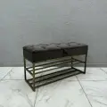 Банкетка в прихожую для обуви 100х35х55см с ящиком для хранения STEEL MEBEL (БПБ-0К11) Обувница с сидением