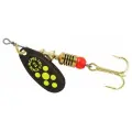 Блесна вращающаяся Mepps BLACK FURY 2, Black/Chartreuse, комплект из 5 штук