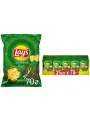 Чипсы картофельные Lay's Зелёный лук, картофельные, 25 упаковок по 70 г