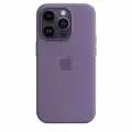 Силиконовый чехол MagSafe для iPhone 14 Pro с цветной анимацией / Silicone Case Iris / Фиолетовый