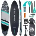 Надувная Сап-доска SKATINGER PIC BOARD camouflage grey (SUP board) двухслойная 335*86*15см