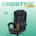 Кресло компьютерное UNITED BUSINESS PRESTIGE, вибромассаж, подставка для ног, черный