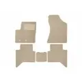 Коврики в салон Klever Premium CHANGAN Hunter Plus 2023-, пикап, 5шт. (текстиль, бежевые) / Чанган Хантер Плюс