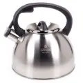 Agness Чайник со свистком 907-043, 2.5 л, 2.5 л, серебристый