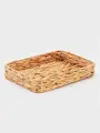 Корзинка для подачи Доляна Камыш, 32х24х5,5 см, из соломы