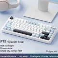 AULA F75 Mechanical Keyboard Проводная / Беспроводная 2.4G /Bluetooth Игровая Клавиатура RGB Для ПК