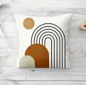 Подушка декоративная Три шара Геометрия 40х40 велюр